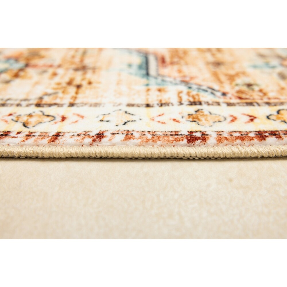 Moderner abstrakter Vintage-Teppich