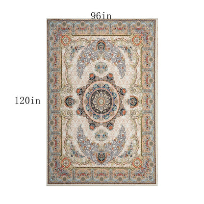 Moderner abstrakter Vintage-Teppich