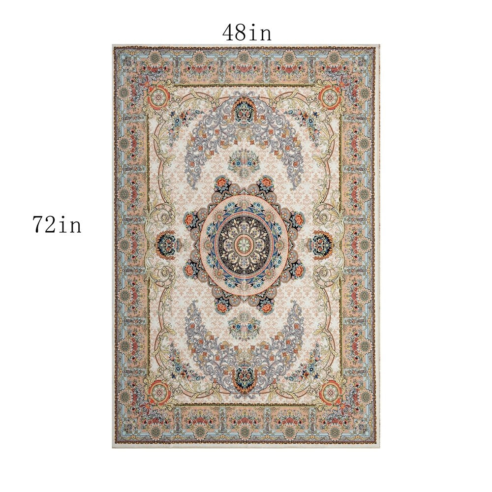 Moderner abstrakter Vintage-Teppich