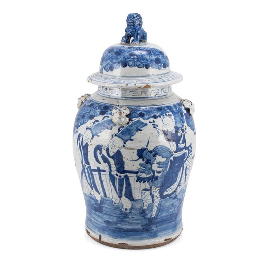 Vintage Tempelglas mit verzaubertem Kindermotiv – groß