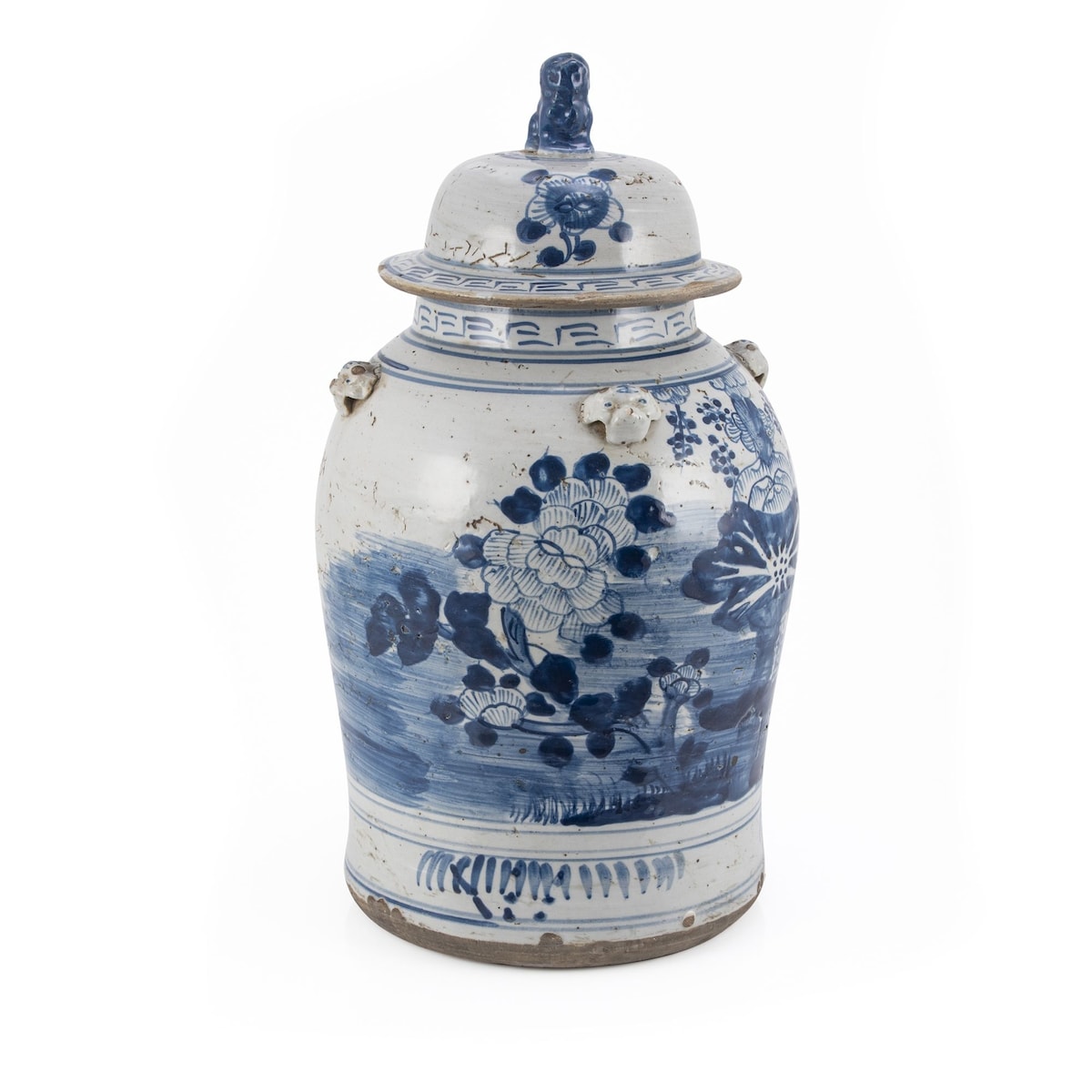 Vintage Tempelglas Vier Jahreszeitenpflanzen - Klein