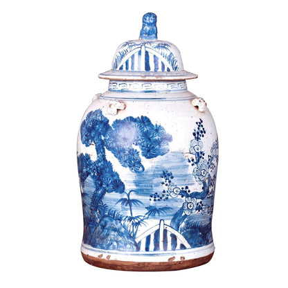 Vintage Tempelglas Kiefernmotiv - Klein