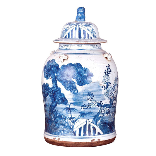 Vintage Tempelglas Kiefernmotiv - Klein