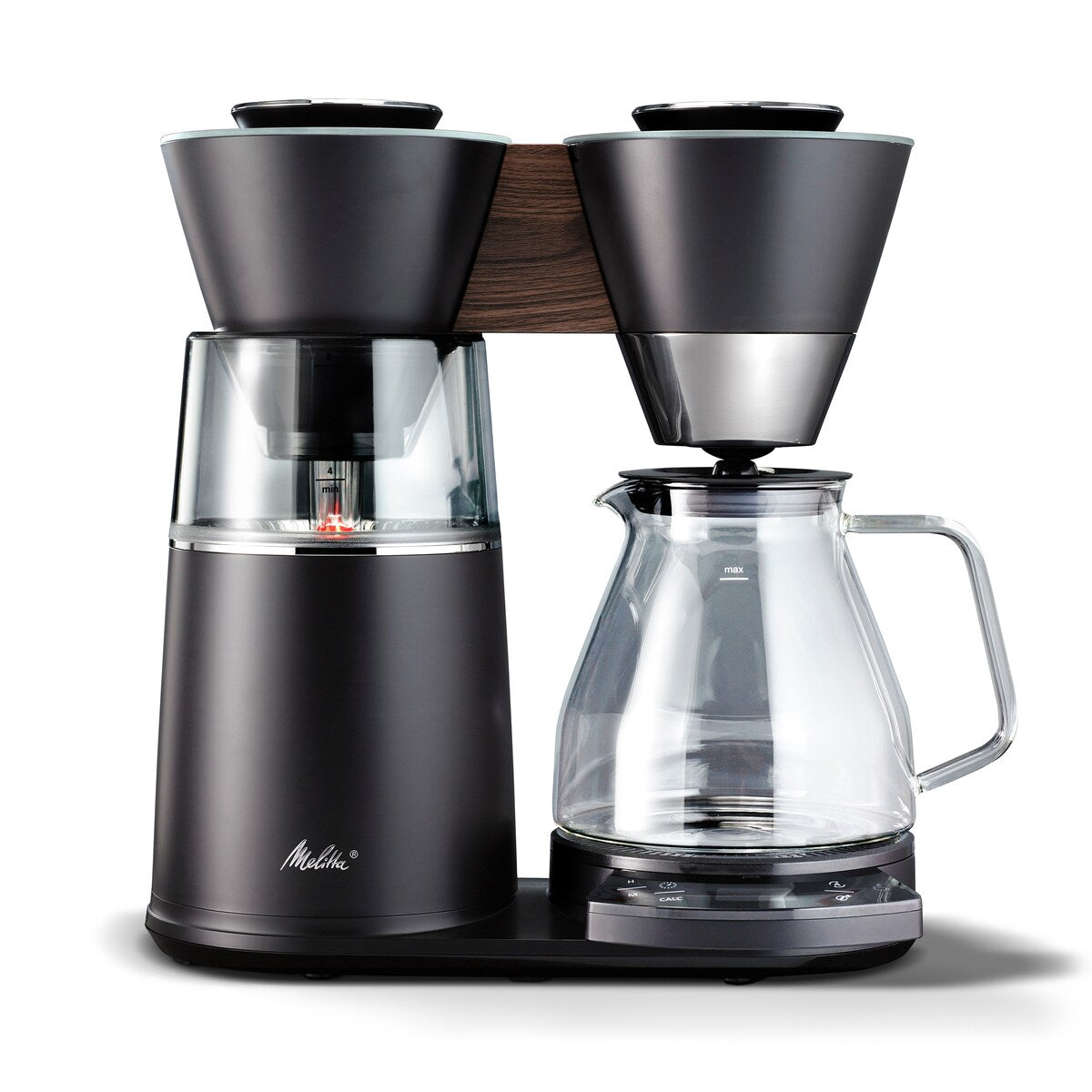 Vision 12-Tassen-Luxus-Filterkaffeemaschine mit drehbarem Armaturenbrett
