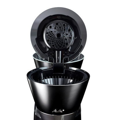Vision 12-Tassen-Luxus-Filterkaffeemaschine mit drehbarem Armaturenbrett