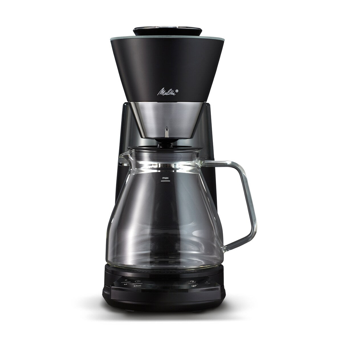 Vision 12-Tassen-Luxus-Filterkaffeemaschine mit drehbarem Armaturenbrett