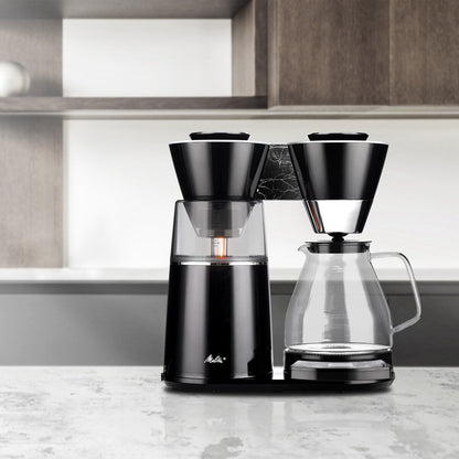 Vision 12-Tassen-Luxus-Filterkaffeemaschine mit drehbarem Armaturenbrett