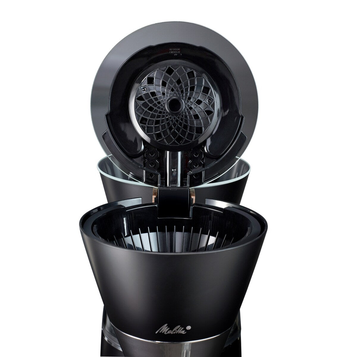 Vision 12-Tassen-Luxus-Filterkaffeemaschine mit drehbarem Armaturenbrett