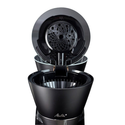 Vision 12-Tassen-Luxus-Filterkaffeemaschine mit drehbarem Armaturenbrett