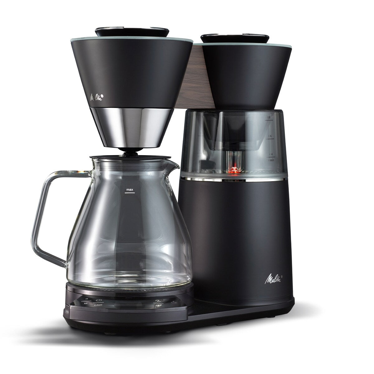 Vision 12-Tassen-Luxus-Filterkaffeemaschine mit drehbarem Armaturenbrett