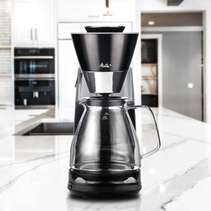 Vision 12-Tassen-Luxus-Filterkaffeemaschine mit drehbarem Armaturenbrett