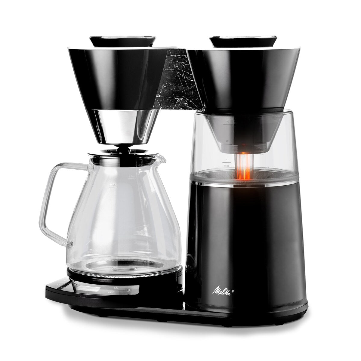 Vision 12-Tassen-Luxus-Filterkaffeemaschine mit drehbarem Armaturenbrett