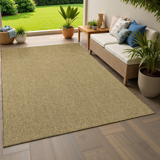 Vista Home Kauai Tonal Basket Weave Teppich für drinnen und draußen.