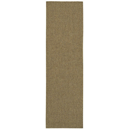Vista Home Kauai Tonal Basket Weave Teppich für drinnen und draußen.