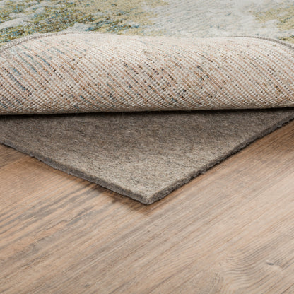 Vista Home Wendbare, gepolsterte Teppichunterlage für den Innenbereich, für mehrere Oberflächen geeignet, Grau