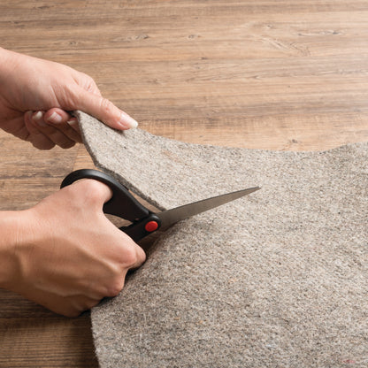 Vista Home Wendbare, gepolsterte Teppichunterlage für den Innenbereich, für mehrere Oberflächen geeignet, Grau