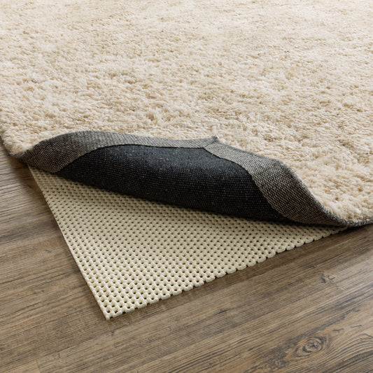 Vista Home Ultra Hold Teppichunterlage aus gestricktem Polyester, PVC-beschichtet, Weiß, Beige