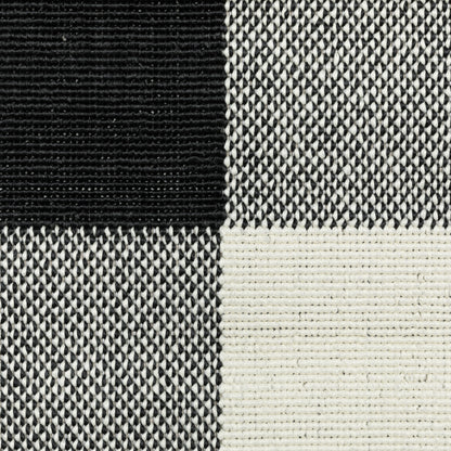 Vista Home Malta Gingham Check Teppich für drinnen und draußen