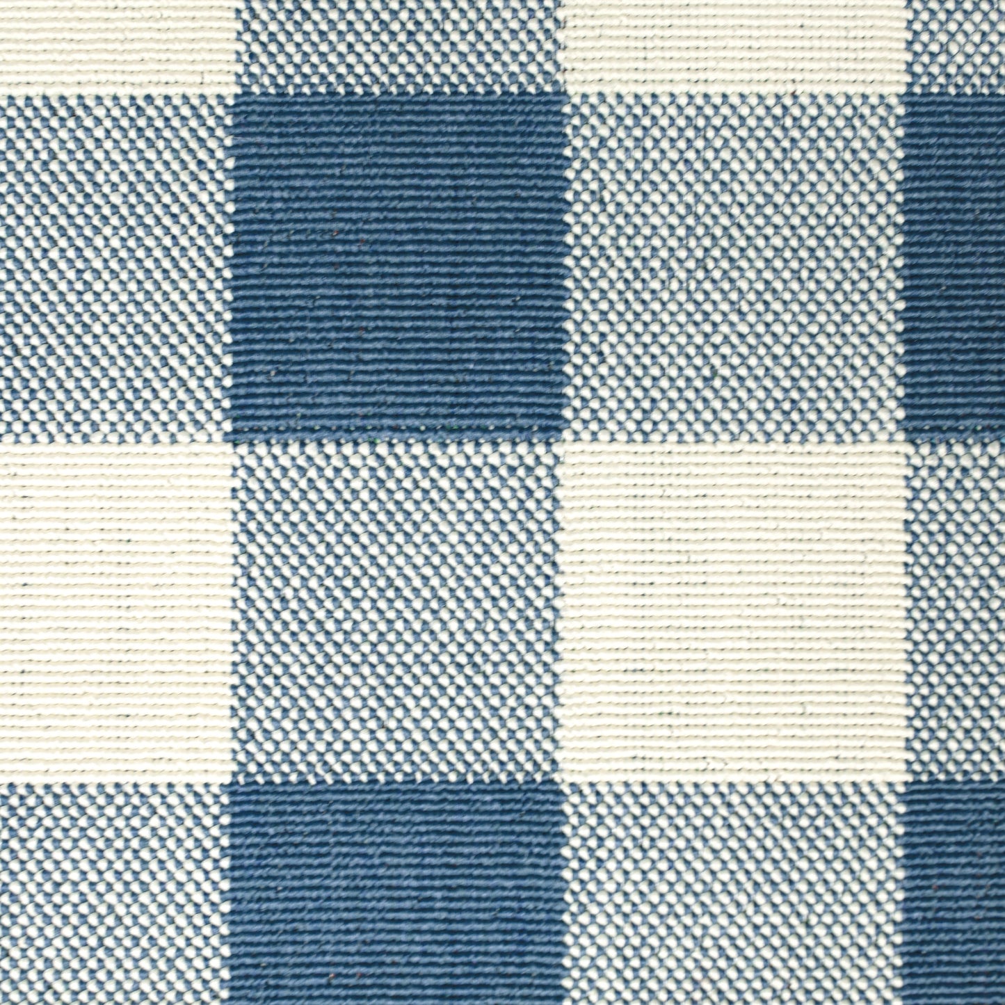 Vista Home Malta Gingham Check Teppich für drinnen und draußen