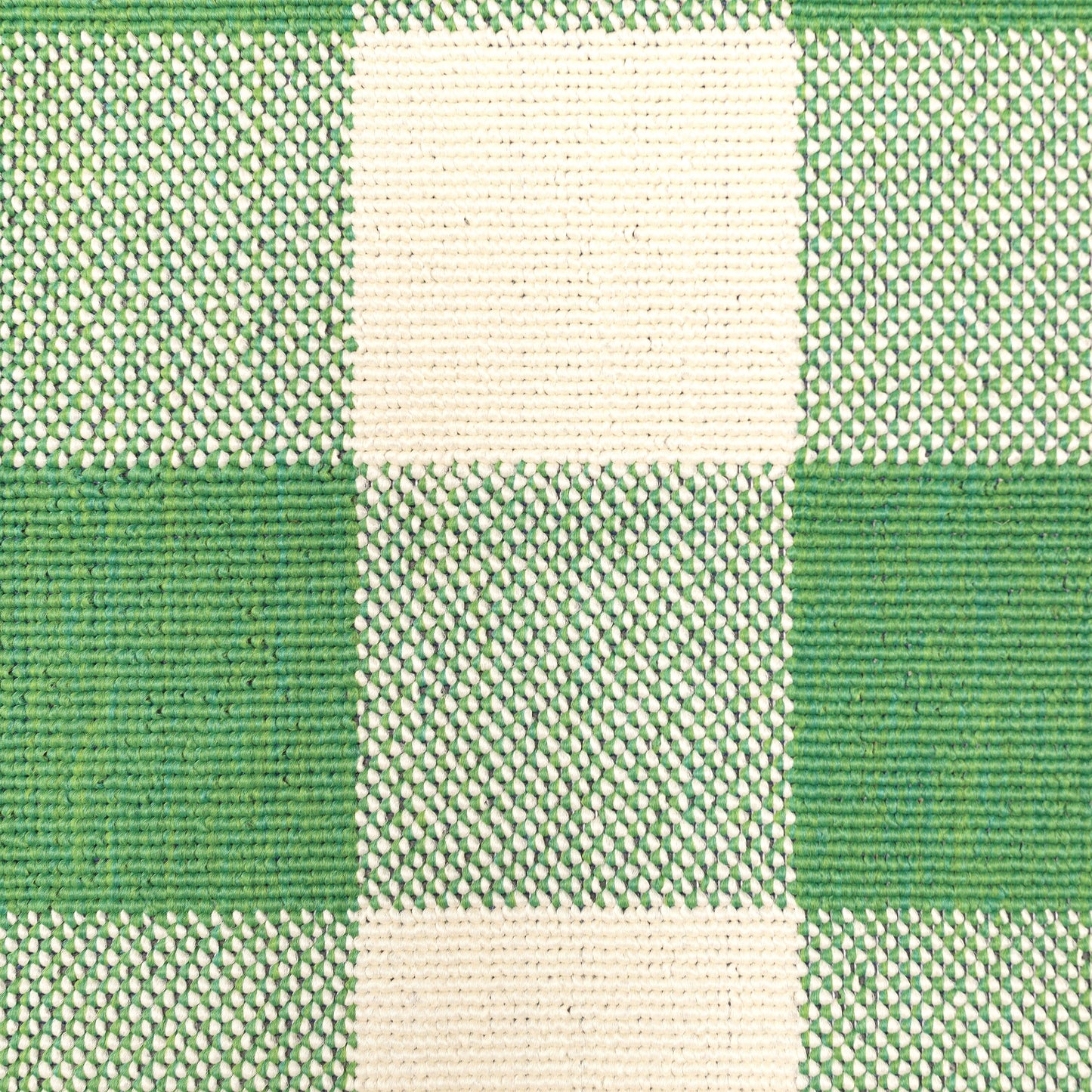 Vista Home Malta Gingham Check Teppich für drinnen und draußen