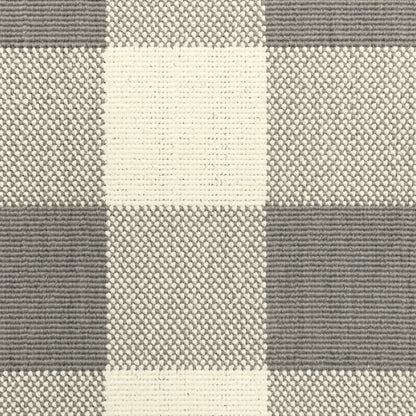 Vista Home Malta Gingham Check Teppich für drinnen und draußen