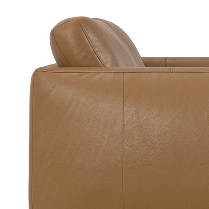 WYNDENHALL Danbury Modern Mid-Century 81 Wide Sofa in Genuine Leather