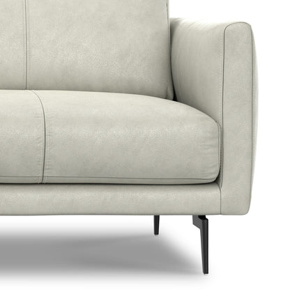 WYNDENHALL Danbury Modern Mid-Century 81 Wide Sofa in Genuine Leather
