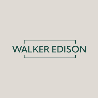 Walker Edison Bullrushes Nachttisch aus Massivholz mit 1 Schublade (2er-Set)
