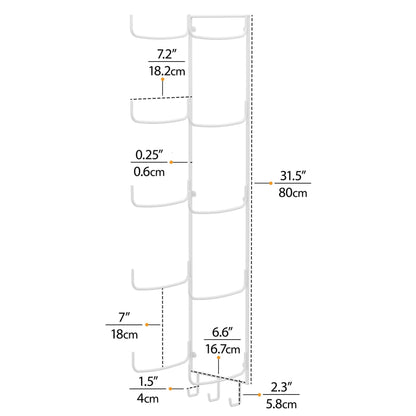 Wallniture Boto Handtuchhalter, rustikale Wanddekoration, Badezimmer-Organizer