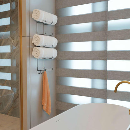 Wallniture Boto Handtuchhalter, rustikale Wanddekoration, Badezimmer-Organizer