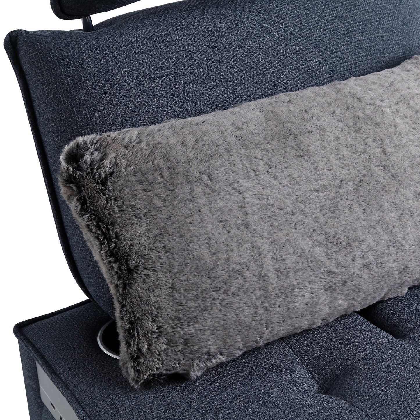 Waterproof Fabric Sofa Bed with Bluetooth Speaker