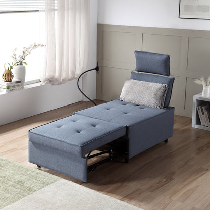 Waterproof Fabric Sofa Bed with Bluetooth Speaker