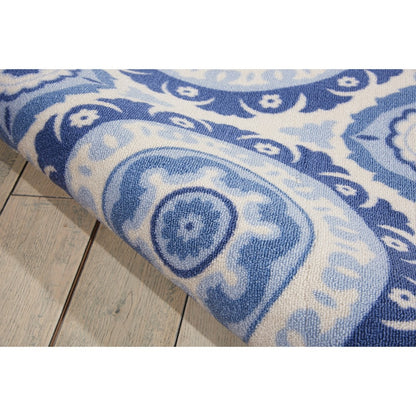 Waverly Sun N' Shade Indoor Outdoor Boho Medallion Area Teppich