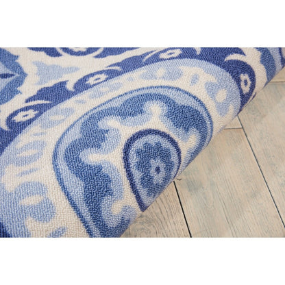 Waverly Sun N' Shade Indoor Outdoor Boho Medallion Area Teppich