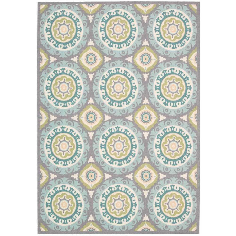 Waverly Sun N' Shade Indoor Outdoor Boho Medallion Area Teppich