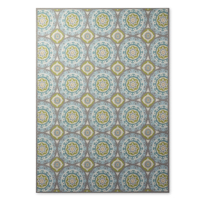 Waverly Sun N' Shade Indoor Outdoor Boho Medallion Area Teppich