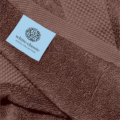 Weißes klassisches Luxus-Baumwollhandtuch 16x30 - 6er-Set