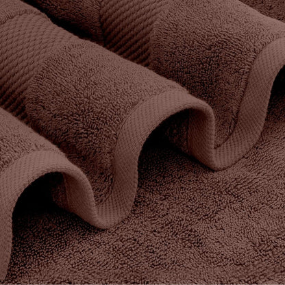 Weißes klassisches Luxus-Badetuch aus Baumwolle in Übergröße, 35 x 70 cm, 2er-Set