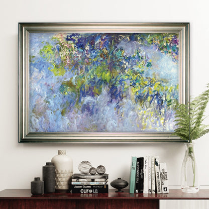 Glyzinien - Claude Monet - Silberrahmen