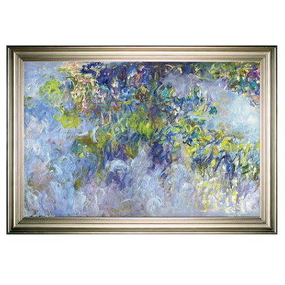 Glyzinien - Claude Monet - Silberrahmen
