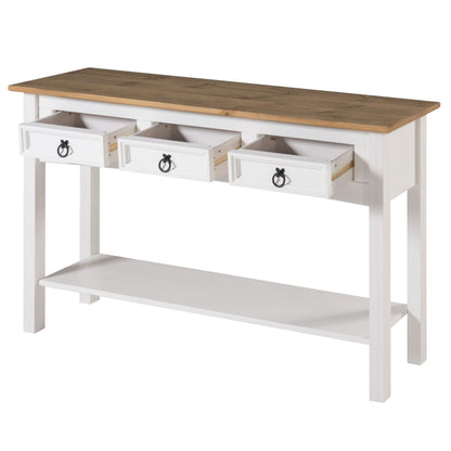 Flurtischkonsole aus Holz mit 3 Schubladen Corona | Furniture Dash – N/A