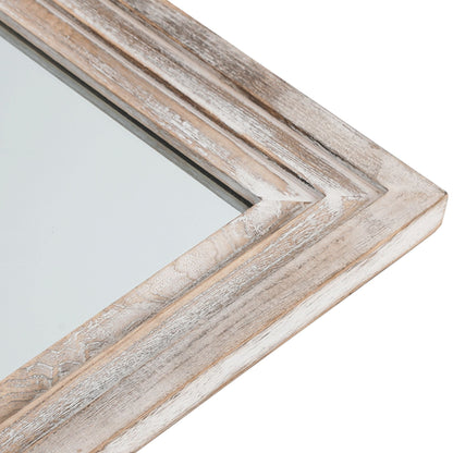 Wandspiegel im Leiterstil mit Holzrahmen - 64*21