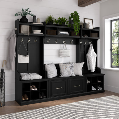 Woodland 40W Wandgarderobe mit Ablage von Bush Furniture