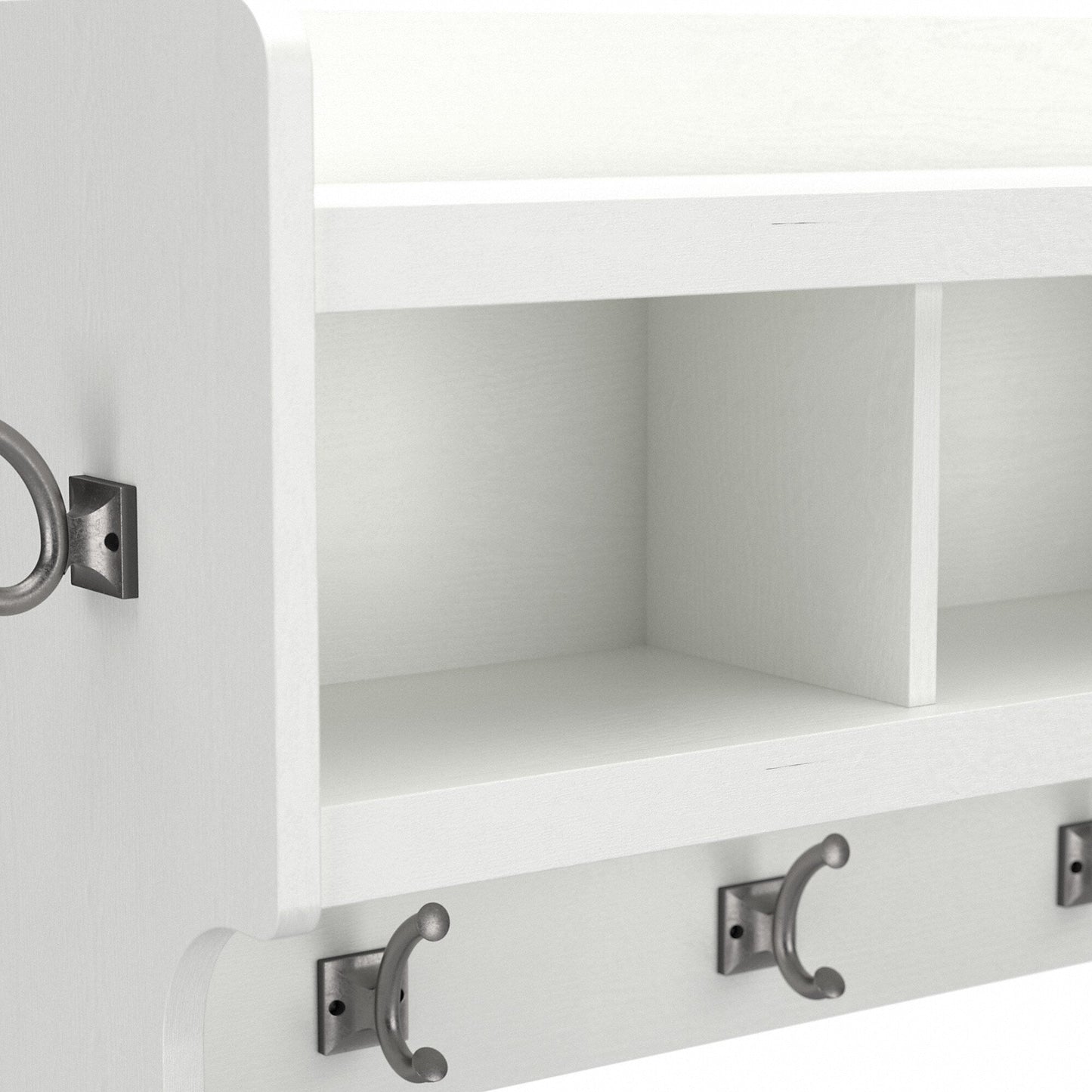 Woodland 40W Wandgarderobe mit Ablage von Bush Furniture