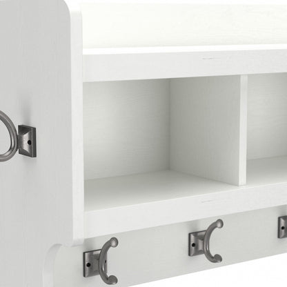 Woodland 40W Wandgarderobe mit Ablage von Bush Furniture