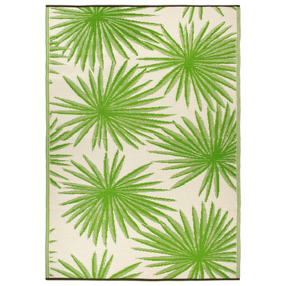World Rug Gallery – Wendbare Outdoor-Teppiche aus recyceltem Kunststoff mit Blumenmuster und tropischem Muster