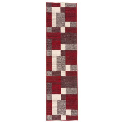 World Rug Gallery Rutschfester Teppich im modernen Boxen-Design