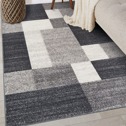 World Rug Gallery Rutschfester Teppich im modernen Boxen-Design