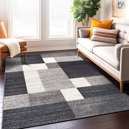 World Rug Gallery Rutschfester Teppich im modernen Boxen-Design