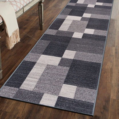 World Rug Gallery Rutschfester Teppich im modernen Boxen-Design